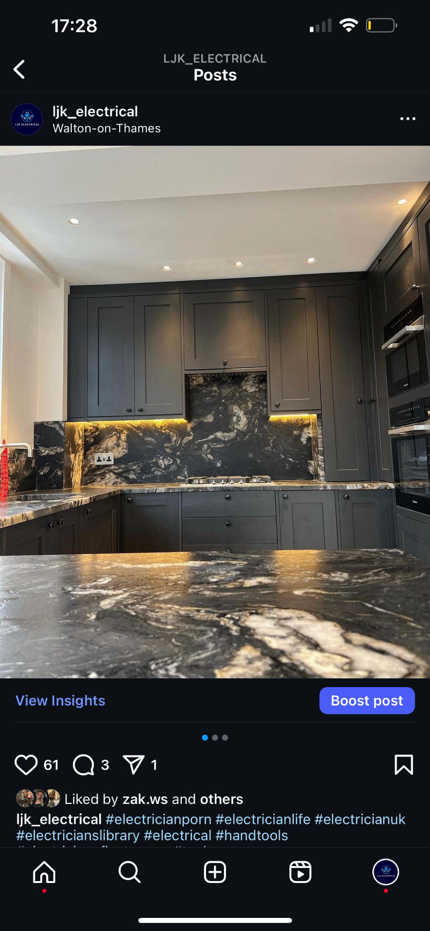 Kitchen Electrics in Surrey by LJK Electrical